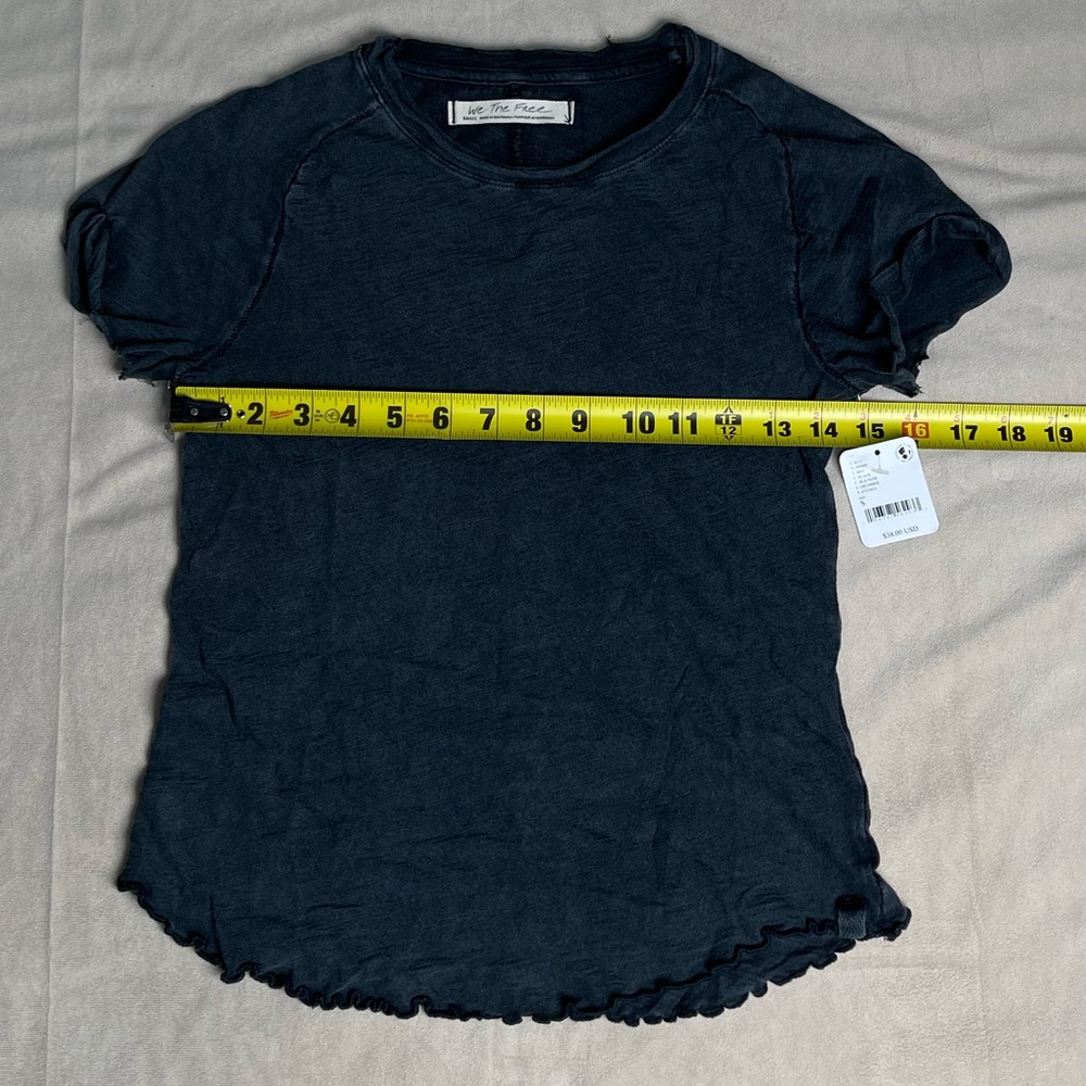 3 Piece Bundle Free People Be My Baby Tees Small NWT - Picture 7 of 8